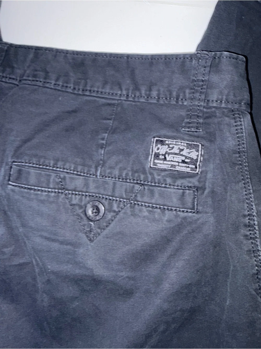 Vans Men’s Black Chinos - Straight Leg